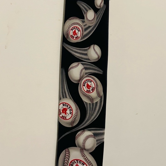 Boston Red Sox Curve Ball - Ralph Marlin Tie Necktie - Picture 5 of 5